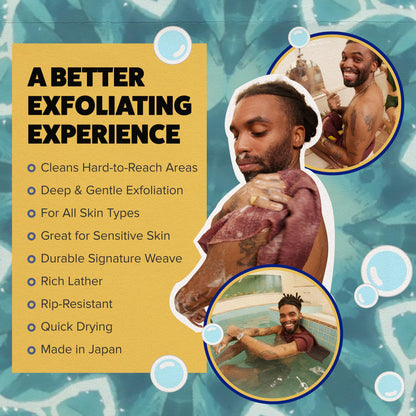 Laxrue™japanExfoliating Body Towels