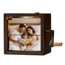 Hand-cranked custom-made glowing photo card animation collection album, a special gift
