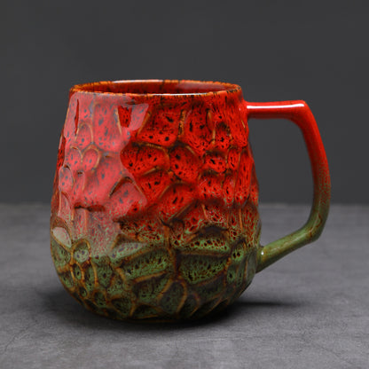 Laxrue“550ml Vintage Ceramic Kiln-Fired Coffee Mug