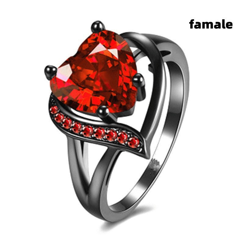 Laxrue“Dark romantic style is all like this — couple rings
