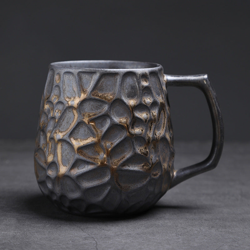 Laxrue“550ml Vintage Ceramic Kiln-Fired Coffee Mug