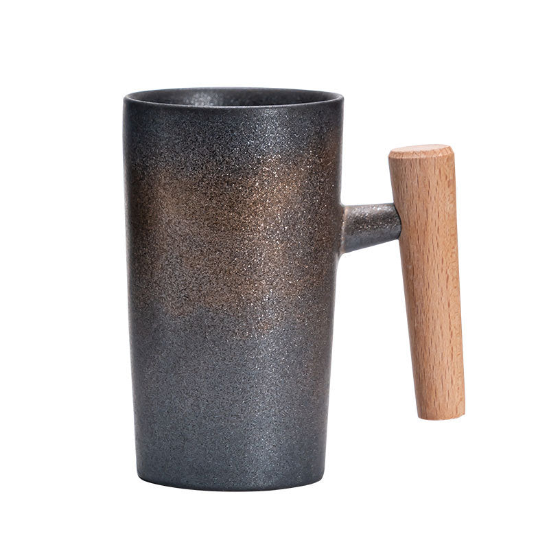 Laxrue“220ml Vintage Ceramic Kiln-Fired Coffee Mug