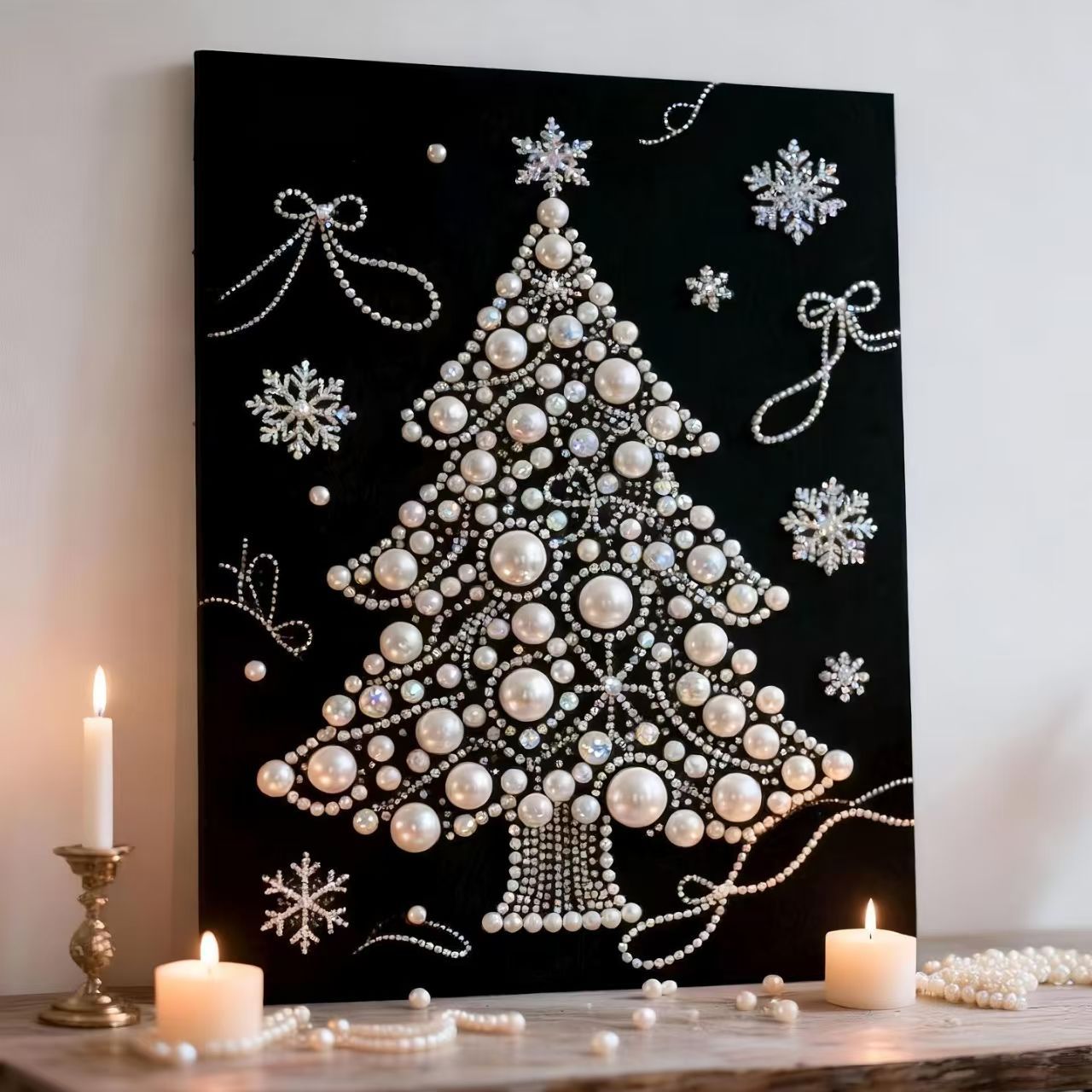 Laxrue "Pearl and Diamond Artworks - Snowflake Christmas"