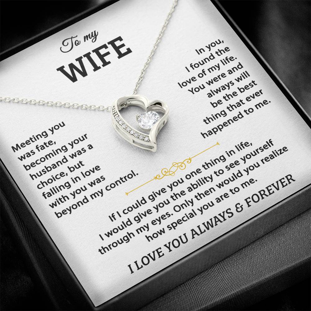 To My Wife - Forever Love Heart， Like out Love, This Necklace