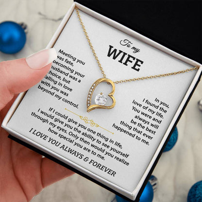 To My Wife - Forever Love Heart， Like out Love, This Necklace