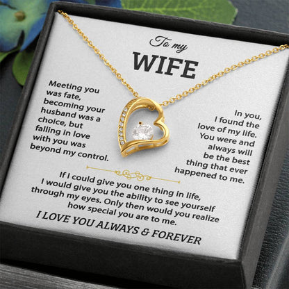 To My Wife - Forever Love Heart， Like out Love, This Necklace