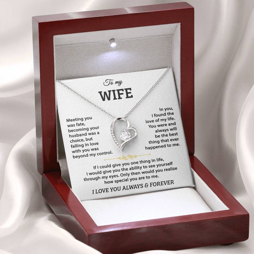 To My Wife - Forever Love Heart， Like out Love, This Necklace