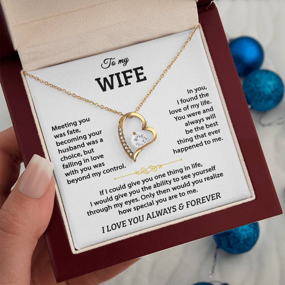 To My Wife - Forever Love Heart， Like out Love, This Necklace