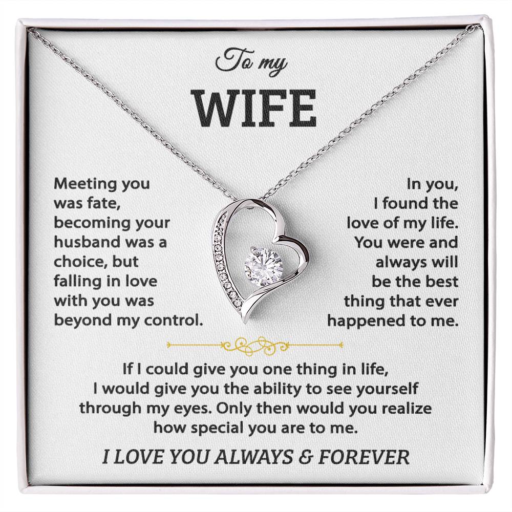 To My Wife - Forever Love Heart， Like out Love, This Necklace
