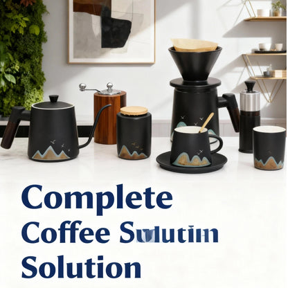 Laxrue™SLOWDROP Mountain View Coffee Set