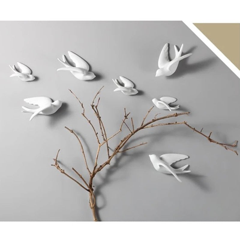 Laxrue™ Gliding Birds Wall Stickers